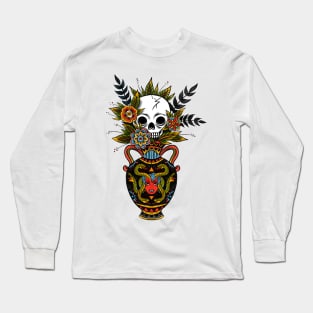 Mrs. Bouquet - traditional tattoo design - color Long Sleeve T-Shirt